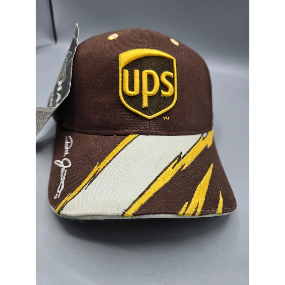Chase Authentics NASCAR Dale Jarrett UPS 88 Brown Adjustable Hat NWT‎